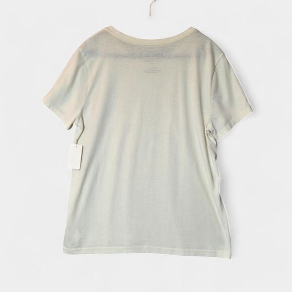 Lucky Brand Womens Coca Cola Santa Snow Crew Neck T-Shirt L White Holidays NWT - Picture 6 of 10